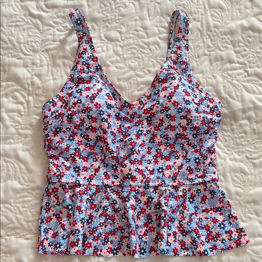 Ruffle Butts Women’s swim top. Small.